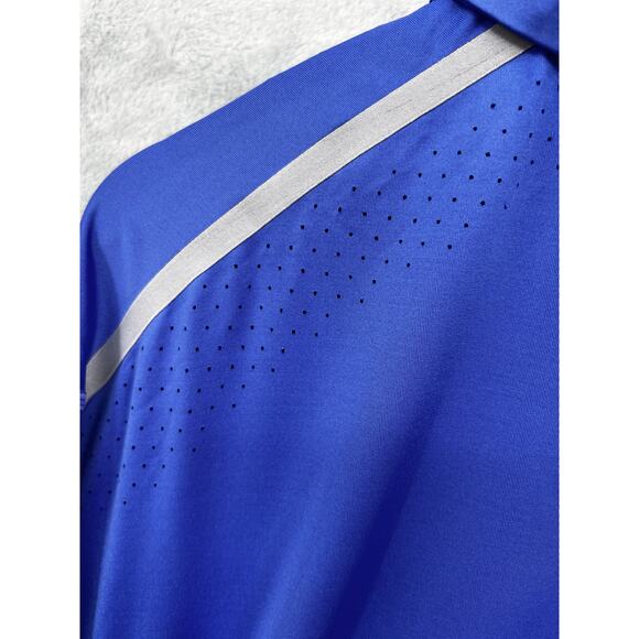 Nike Tiger Woods Collection Dri-Fit Blue Short‎ Sleeve Golf Polo Shirt Size XL - Picture 9 of 14